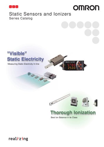 Static Sensors and Ionizers  Series Catalog