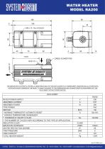 TDS - Water heater model RA 200