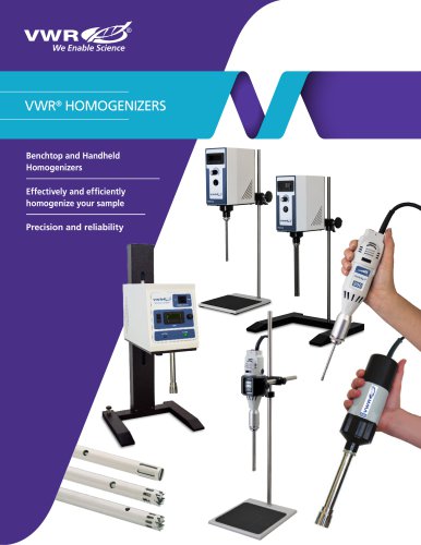 VWR® HOMOGENIZERS