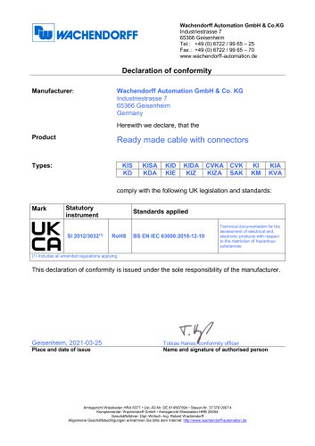 Certifications and conformity