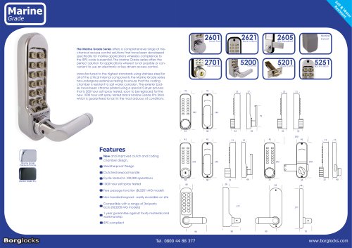 Marine Grade/External Series Leaflet