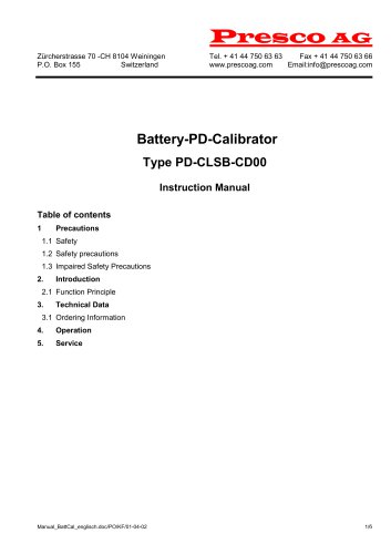 PD – CLSB