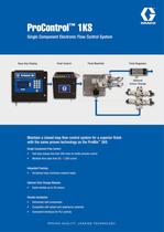 ProControl 1KS, Single Component Electronic Flow Control System