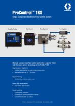 Single Component Electronic Flow Control System