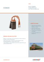 Grade EG8220 carbon brushes for traction motors