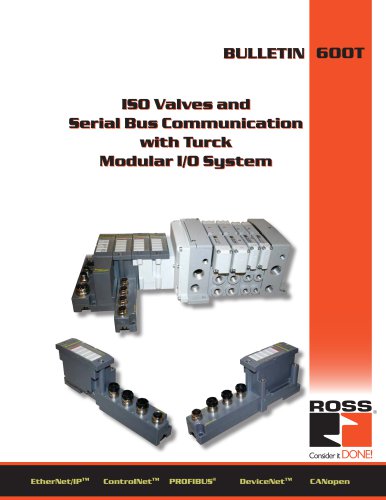 ISO Valves and Serial Bus Communication with Turck Modular I/O System