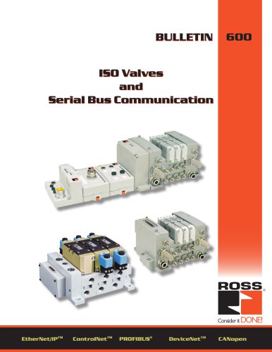 ISO Valves and Serial Bus Communications with ROSS Modular I/O System