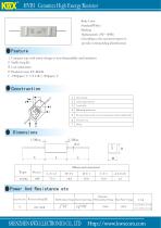 KWX  Ceramic Composition Resistor HVB1