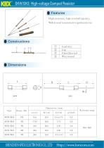 KWX  Noise Suppress Resistor SKWSKS