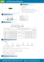 KWX  Wirewound Resistors ACR