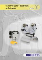 Cable trolleys for I-beam track - KDF
