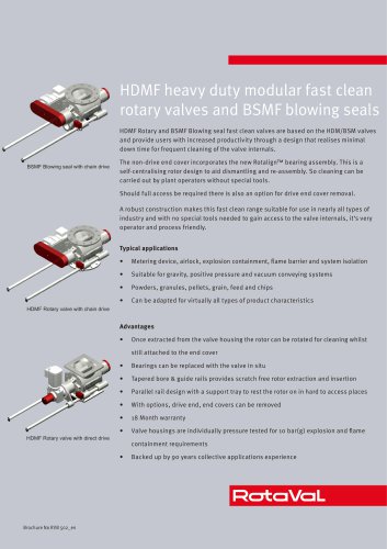 HDMF and BSMF valves