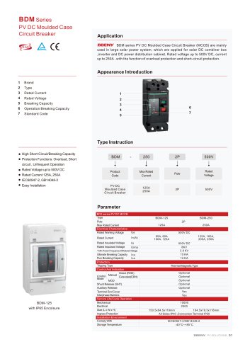 DC Circuit Breaker for Battery Systems