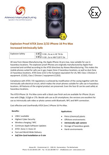 Ex Zone 2 iPhone 16 Pro Max
