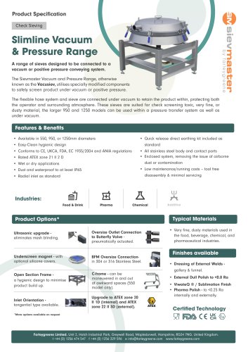 Slimline Vacuum & Pressure Range 2024