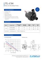 TL-C04 High Flow Brushless DC Pump Kitchen bathroom pump