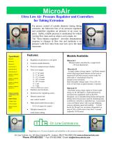 MicroAir air pressure regulators