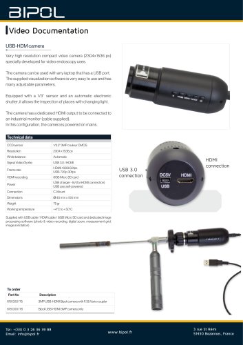 Camera USB-HDM