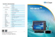 Hi-Target/Echo Sounder/ HD-MAX Dual Frequency Echo Sounder