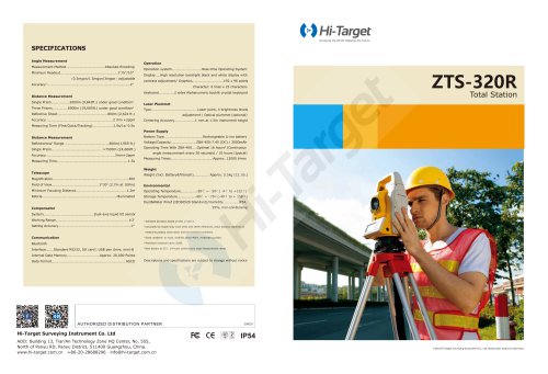 Hi-Target/Total Station/ ZTS-320R