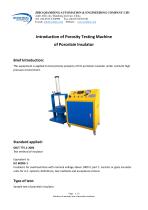 porcelain insulator porosity test machine