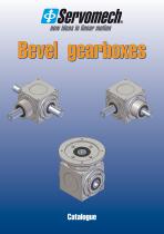 Bevel gearboxes