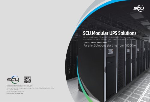 SCU Modular UPS Solutions