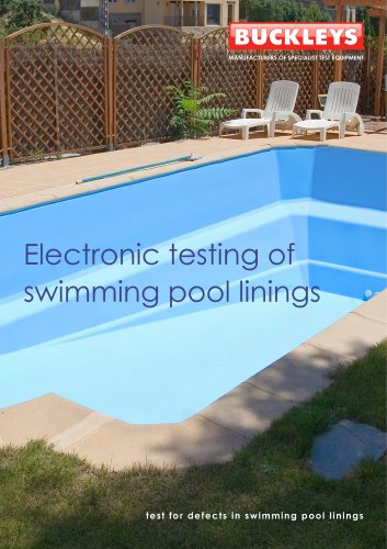 Brochure: Pool Pro2 - swimmingpool leak detector kit