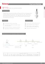 SOWAY Magnetic float switch SF113