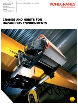 CRANES AND HOISTS FOR HAZARDOUS ENVIRONMENTS