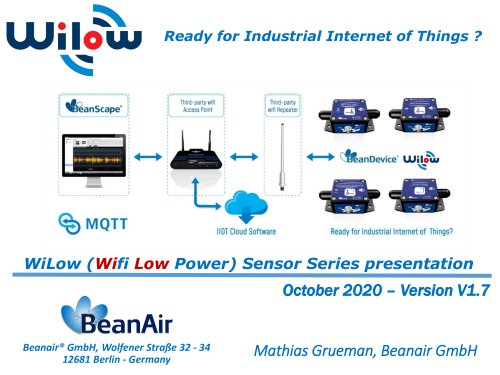 WiLow (Wifi Low Power) Sensor Series presentation