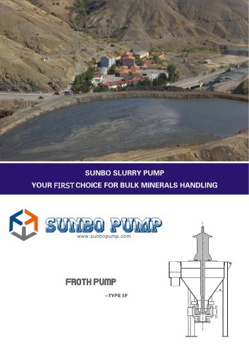 Sunbo Pump Froth Pump Mining Slurry Transport