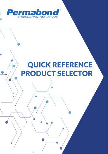 QUICK REFERENCE PRODUCT SELECTOR
