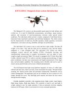 Manpack drone system technical information