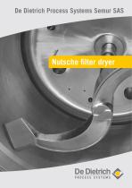 Nutsche filter-dryer