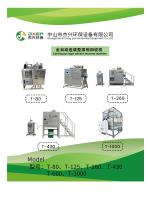 Continuous-type solvent recovery machine