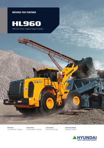 HL960 WHEEL LOADER