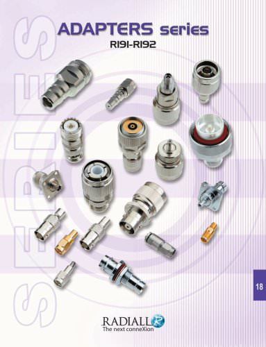 RF Coaxial Connectors Adapters Between Series