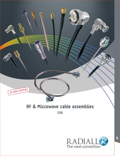 RF & Microwave Cable Assemblies new edition (RG, ECO, Semi-rigid, Corrugated...)