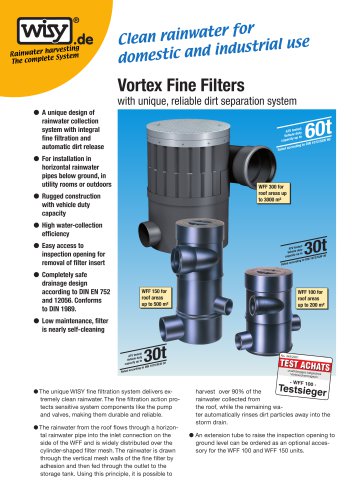 Vortex Fine Filters