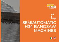 Semiautomatic H34 bandsaw machines