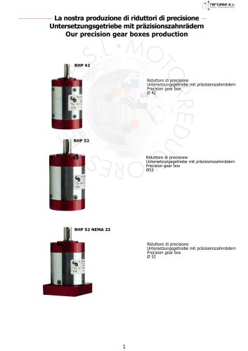 Our precision gear boxes production