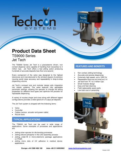 New TS9000 Jet Valve