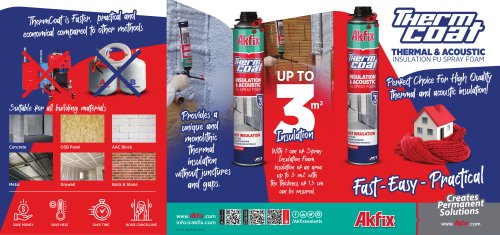 Thermcoat Thermal & Acoustic Insulation Pu Spray Foam