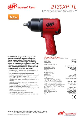 2130XP-TL Torque-Limited Impact Wrench - 1/2" Drive