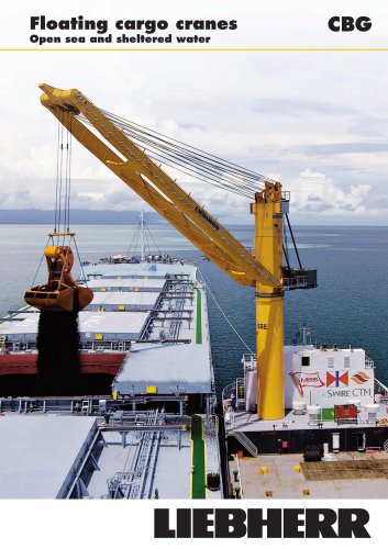 Liebherr CBG Floating cargo cranes