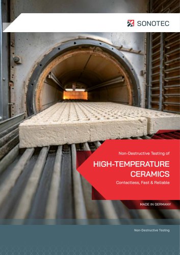 Non-Destructive Testing of High-Temperature Ceramics