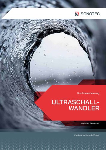 Ultrasonic Transducers for Flow Measurement