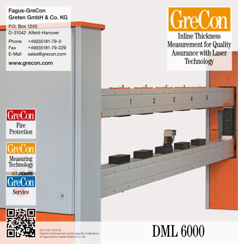 DML 6000 - Inline Thickness Measurement for Quality Assurance with Laser Technology