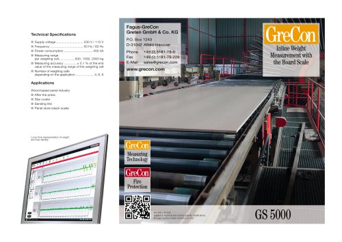 GS 5000 - Inline Weight Measurement with the Board Scale